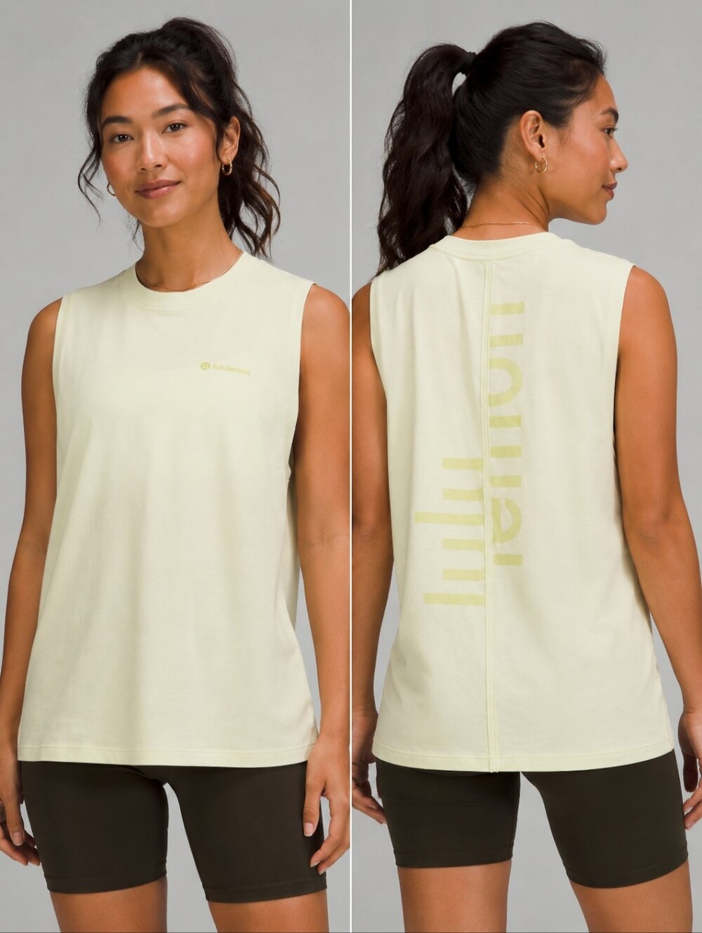❤️ LULULEMON ALL YOURS TANK TOP GRAPHIC, DEWY - PIMA COTTON, 14